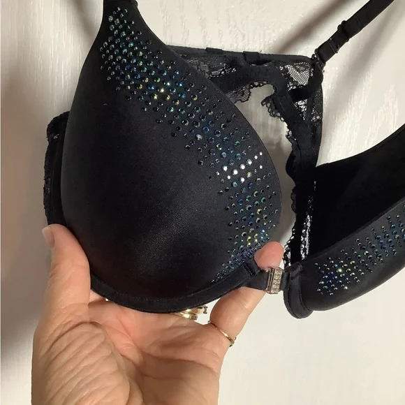 La Senza Beyond Sexy convertible front closure bra with rhinestones - Picture 7 of 15